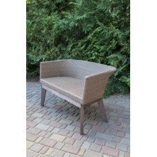 Диван з ротангу Андора, бежево-коричневий