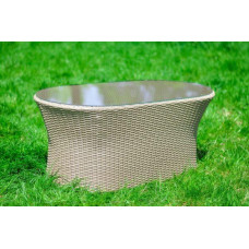 Стіл з ротангу Родзинка бежевий, 98*52*44