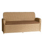 Диван з ротангу Амелія, бежевий
