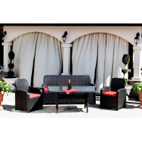 Садовий комплект Амелія, чорний