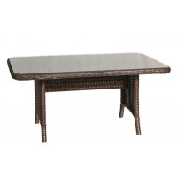 Стіл з ротангу Амелія коричневий, 154*95*71