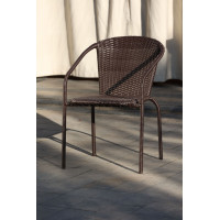 Стілець з ротангу Космея, коричневий