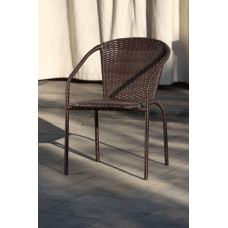 Стілець з ротангу Космея, коричневий