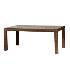 Стіл з ротангу Каліфорнія Мідл, табако 180*90*73