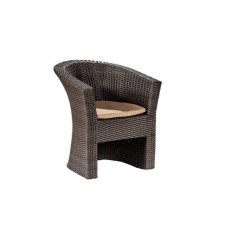 Крісло із штучного ротангу Родзинка, антрацит