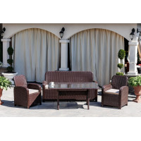 Садовий комплект Амелія, коричневий