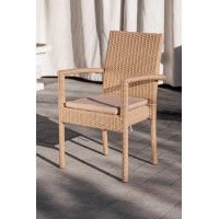 Крісло із штучного ротангу Класік, бежевий