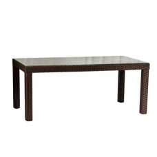 Стіл з ротангу Каліфорнія Максі коричневий 200*90*73