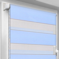 Рулонна штора День-Ніч Oasis Блакитна 52.5х170 см