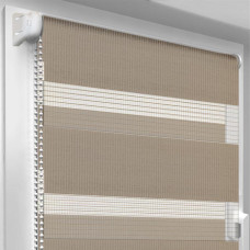 Рулонна штора День-Ніч Oasis Мокко 825 х 1700 мм