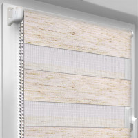 Рулонна штора День-Ніч Oasis Льон 40.0х170 см