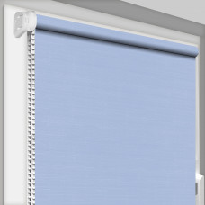 Рулонна штора ТМ "DecoSharm" Льон 2074 відкритого типу Блакитний 1900 x 1700 мм
