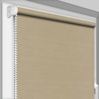 Рулонна штора ТМ "DecoSharm" Льон 2148 відкритого типу Світлий беж 675 х 1700 мм