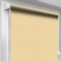 Рулонна штора Oasis Блекаут ТЕРМО пряжене Молоко 70.0х170 см