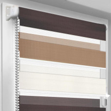 Рулонна штора День-Ніч Oasis Трініті Капучино 75.0х170 см