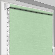 Рулонна штора ТМ "DecoSharm" Льон 2073 відкритого типу М'ятний 1700 x 1700 мм